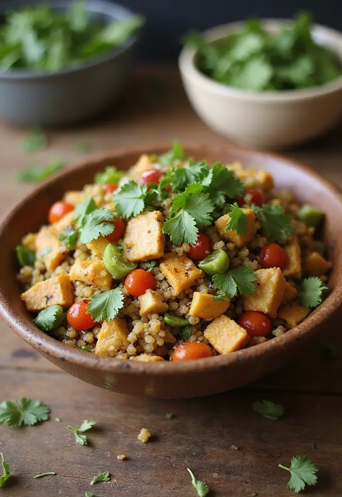 27 Bang Bang Chicken Air Fryer Recipes That Bring the Heat 16 27 Bang Bang Chicken Air Fryer Recipes That Bring the Heat - 15. Bang Bang Chicken Quinoa Bowl