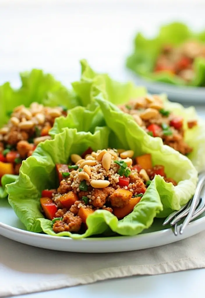 27 Bang Bang Chicken Air Fryer Recipes That Bring the Heat 6 27 Bang Bang Chicken Air Fryer Recipes That Bring the Heat - 5. Bang Bang Chicken Lettuce Wraps