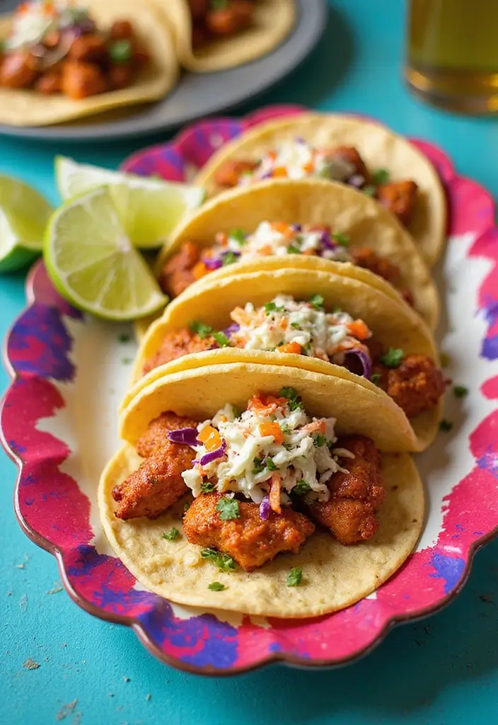 27 Bang Bang Chicken Air Fryer Recipes That Bring the Heat 7 27 Bang Bang Chicken Air Fryer Recipes That Bring the Heat - 6. Bang Bang Chicken Tacos