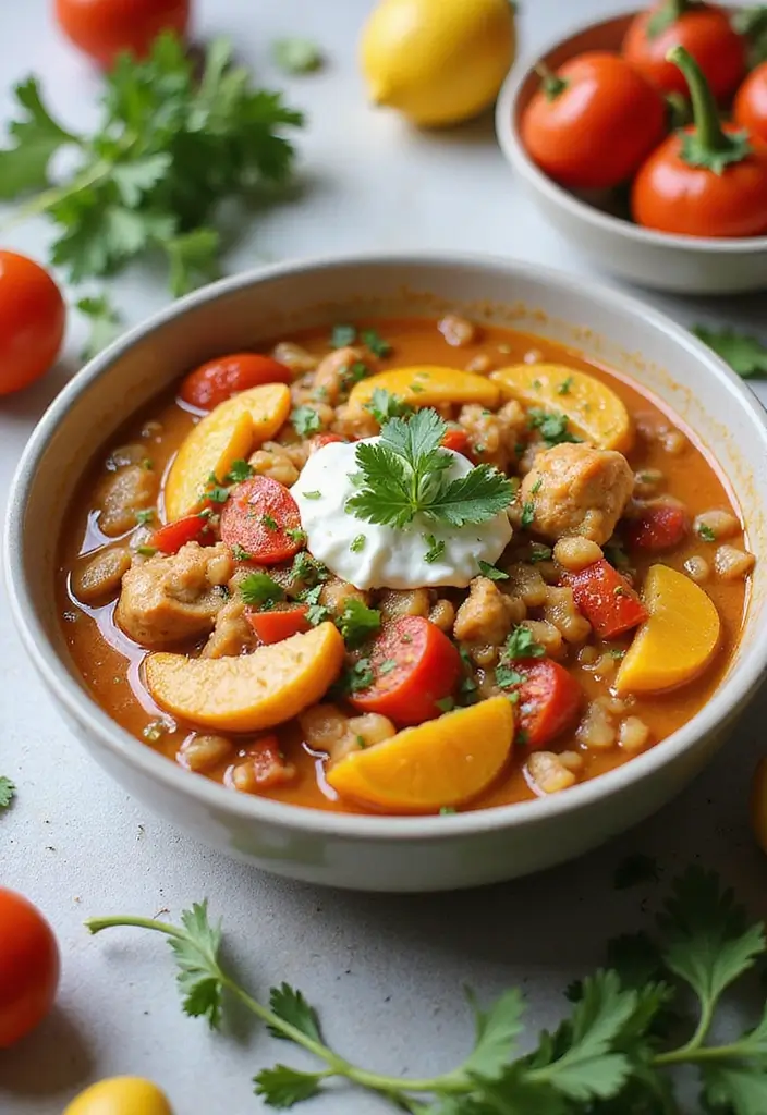 27 Best White Chicken Chili Recipe Versions That Warm You Up 17 27 Best White Chicken Chili Recipe Versions That Warm You Up - 16. White Chicken Chili with Peppers