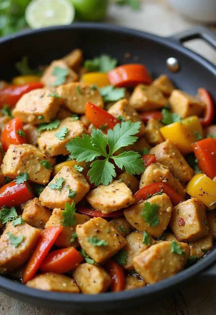 27 Easy Chicken Stir Fry Recipes That Are Quick & Healthy 26 27 Easy Chicken Stir Fry Recipes That Are Quick & Healthy - 25. Cilantro Lime Chicken Stir Fry