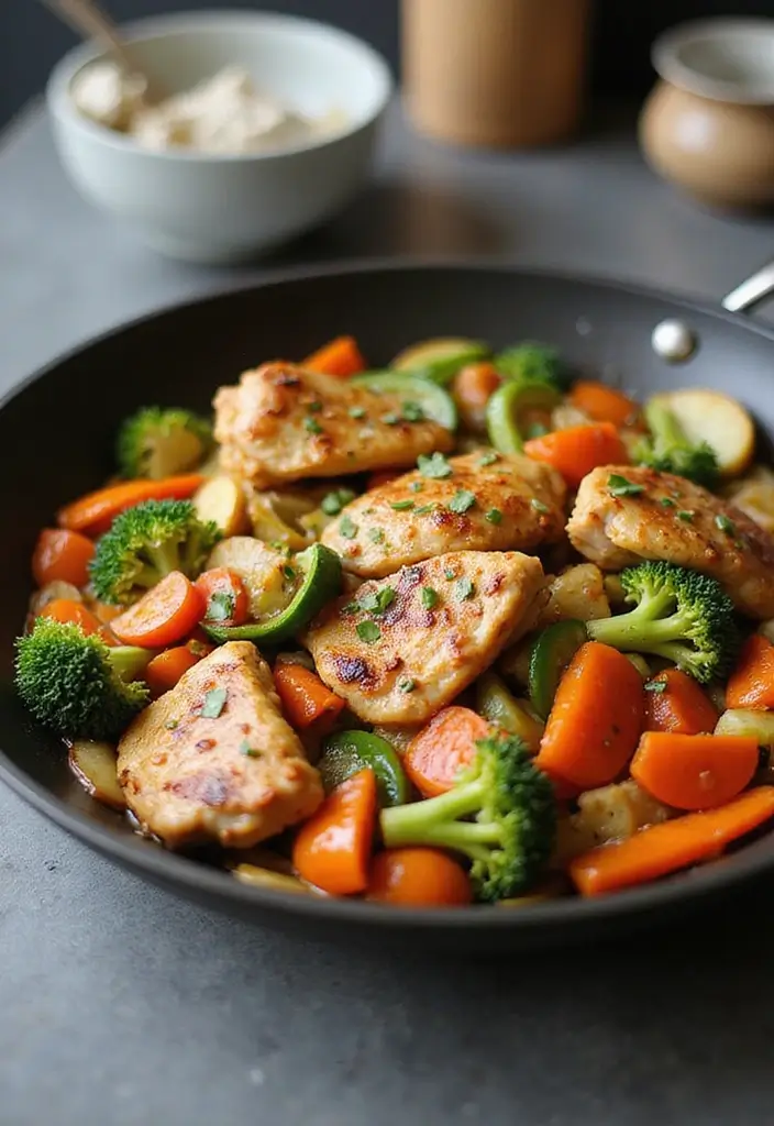 27 Easy Chicken Stir Fry Recipes That Are Quick & Healthy 27 27 Easy Chicken Stir Fry Recipes That Are Quick & Healthy - 26. One-Pan Chicken Stir Fry