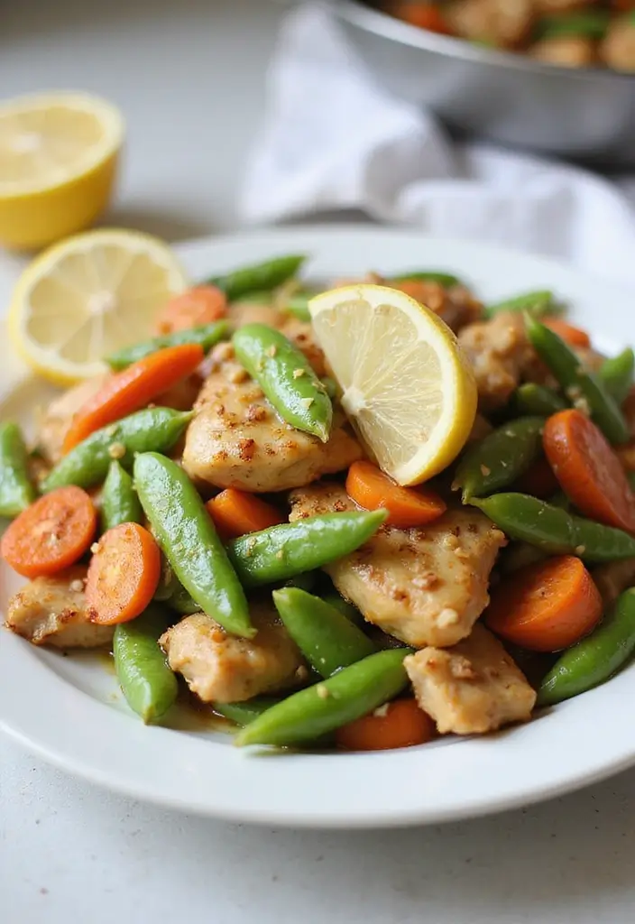 27 Easy Chicken Stir Fry Recipes That Are Quick & Healthy 4 27 Easy Chicken Stir Fry Recipes That Are Quick & Healthy - 3. Lemon Garlic Chicken Stir Fry