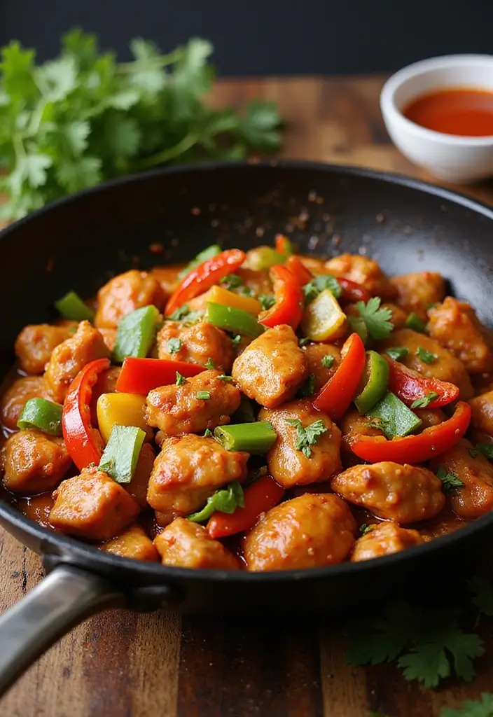 27 Easy Chicken Stir Fry Recipes That Are Quick & Healthy 6 27 Easy Chicken Stir Fry Recipes That Are Quick & Healthy - 5. Spicy Szechuan Chicken Stir Fry