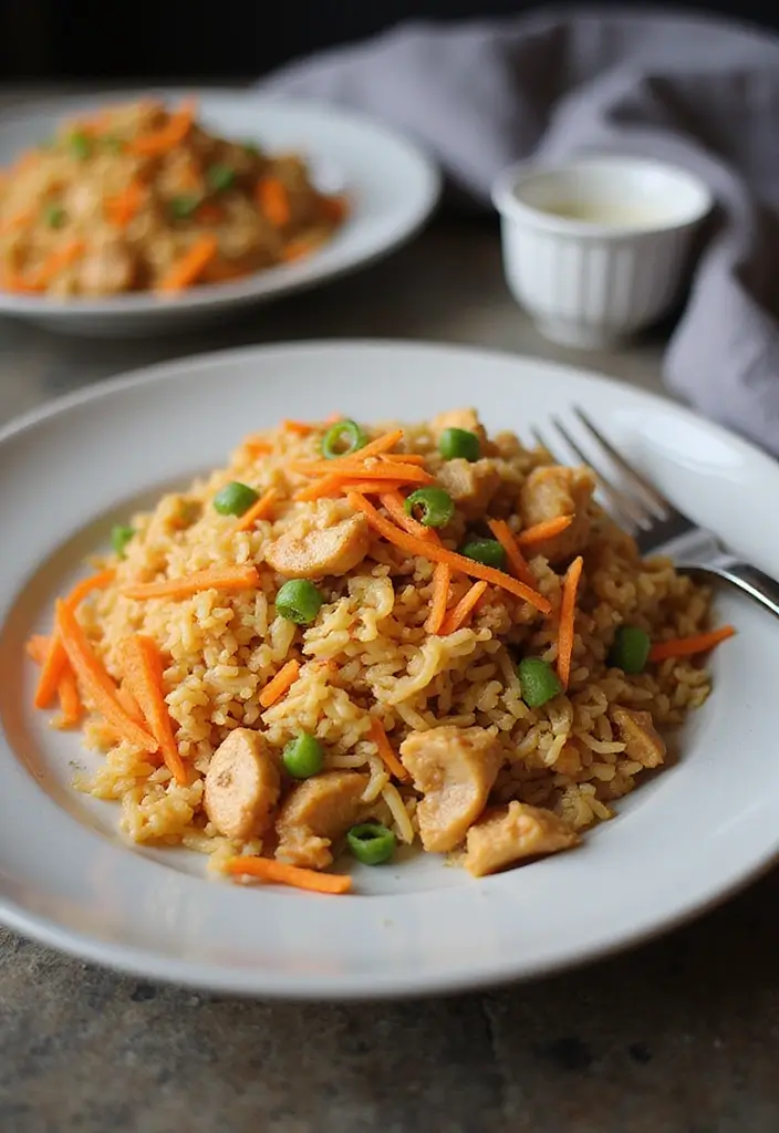 27 Garlic Chicken Fried Rice Recipes That Beat Takeout 14 27 Garlic Chicken Fried Rice Recipes That Beat Takeout - 13. Garlic Chicken Fried Rice with Carrots