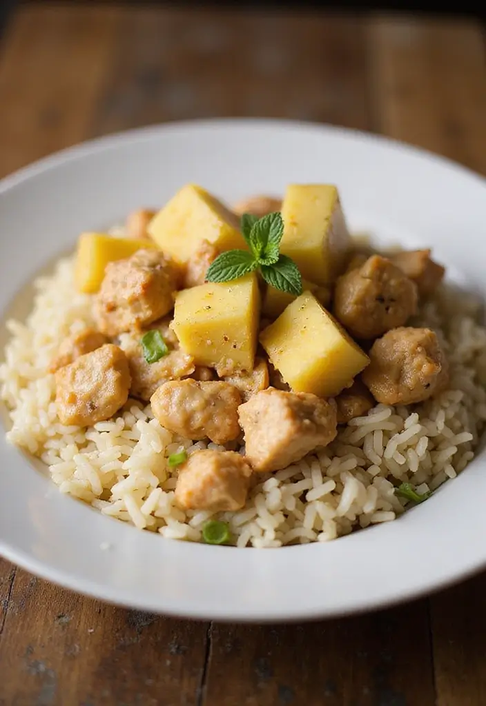 27 Garlic Chicken Fried Rice Recipes That Beat Takeout 7 27 Garlic Chicken Fried Rice Recipes That Beat Takeout - 6. Garlic Chicken Fried Rice with Pineapple