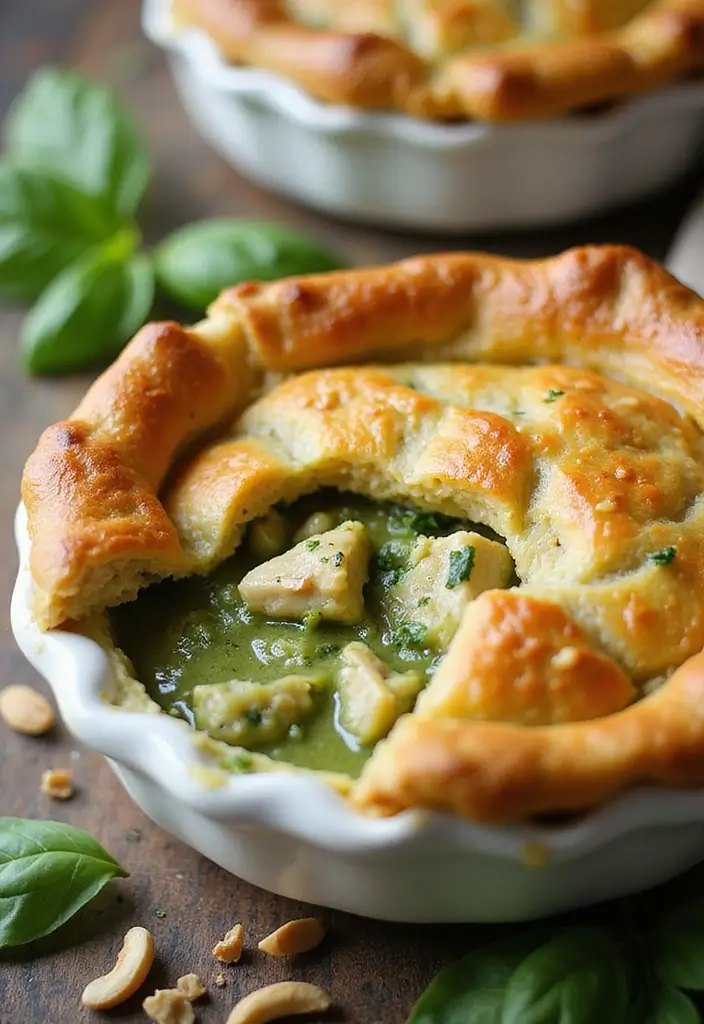 27 High Protein Chicken Pot Pie Recipes That Keep You Full 18 27 High Protein Chicken Pot Pie Recipes That Keep You Full - 17. Pesto Chicken Pot Pie
