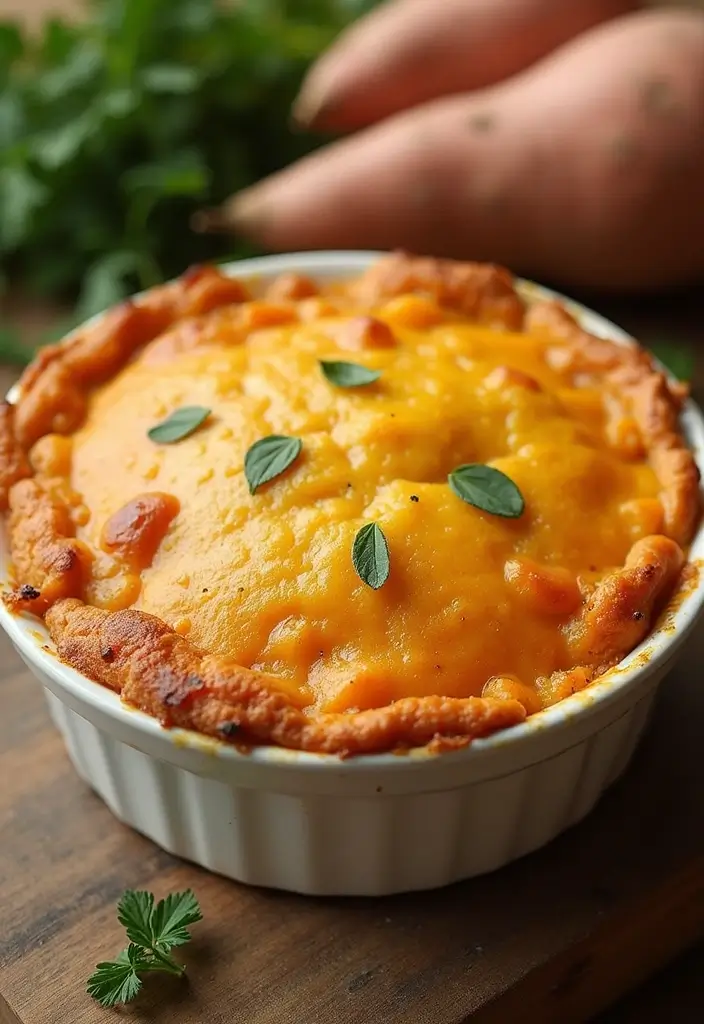 27 High Protein Chicken Pot Pie Recipes That Keep You Full 20 27 High Protein Chicken Pot Pie Recipes That Keep You Full - 19. Chicken Pot Pie with Sweet Potato Crust