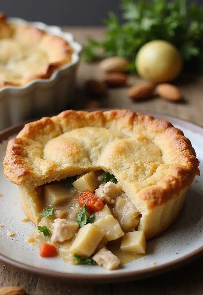 27 High Protein Chicken Pot Pie Recipes That Keep You Full 26 27 High Protein Chicken Pot Pie Recipes That Keep You Full - 25. Chicken Pot Pie with Almond Flour Crust