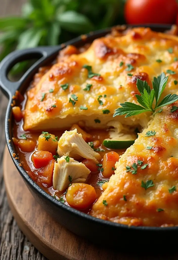 27 High Protein Chicken Pot Pie Recipes That Keep You Full 7 27 High Protein Chicken Pot Pie Recipes That Keep You Full - 6. Mediterranean Chicken Pot Pie