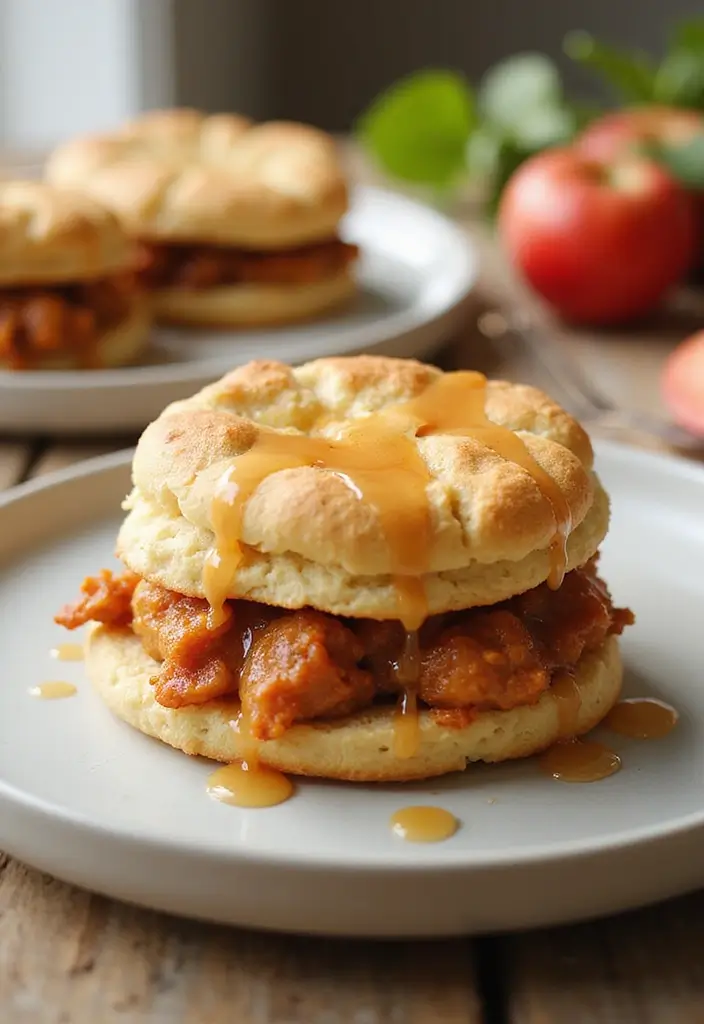 27 Honey Butter Chicken Biscuit Recipes That Are Southern Perfection 11 27 Honey Butter Chicken Biscuit Recipes That Are Southern Perfection - 10. Maple Honey Butter Chicken Biscuit