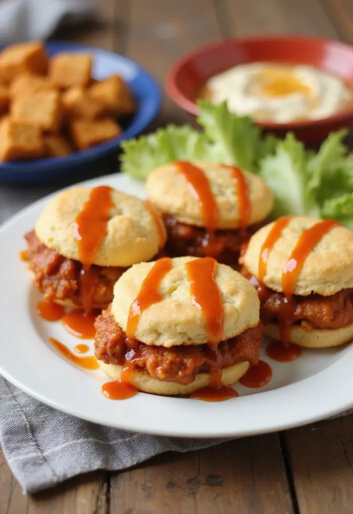 27 Honey Butter Chicken Biscuit Recipes That Are Southern Perfection 12 27 Honey Butter Chicken Biscuit Recipes That Are Southern Perfection - 11. BBQ Honey Butter Chicken Biscuit
