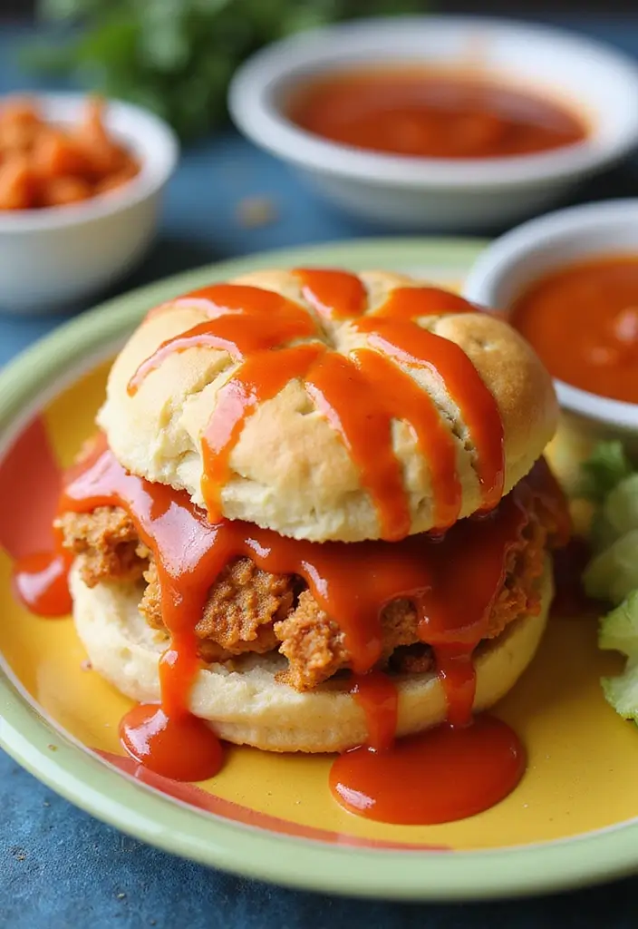 27 Honey Butter Chicken Biscuit Recipes That Are Southern Perfection 22 27 Honey Butter Chicken Biscuit Recipes That Are Southern Perfection - 21. Sriracha Honey Butter Chicken Biscuit