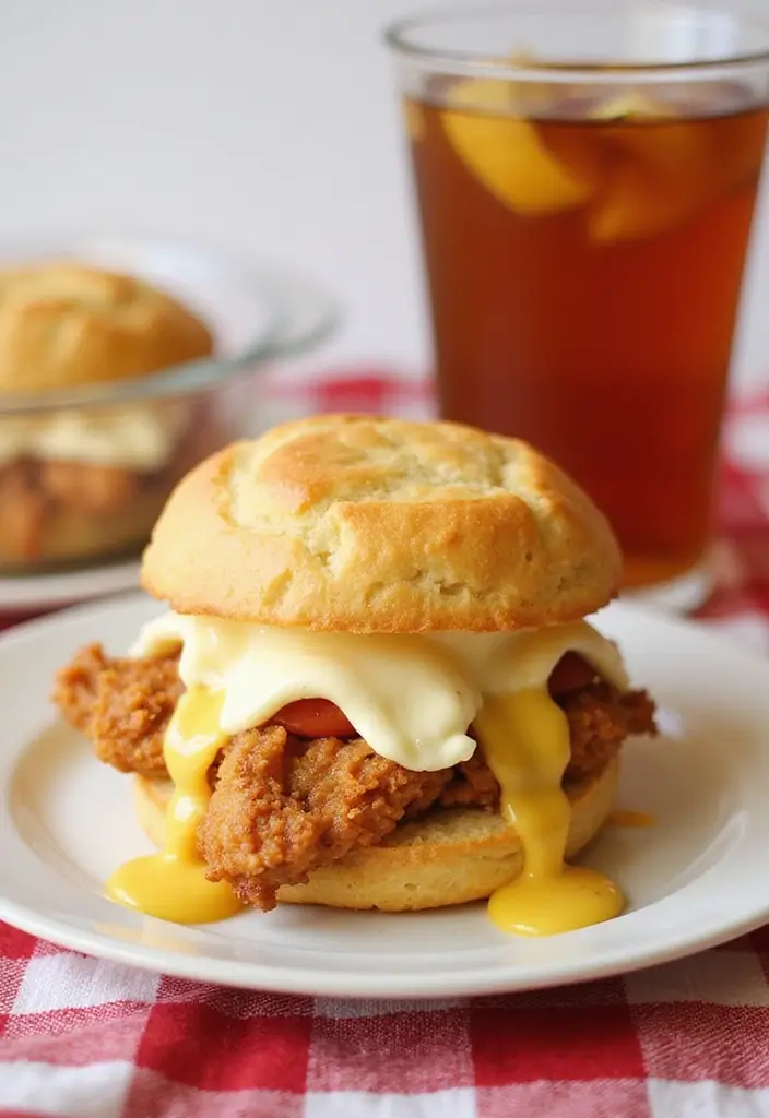 27 Honey Butter Chicken Biscuit Recipes That Are Southern Perfection 23 27 Honey Butter Chicken Biscuit Recipes That Are Southern Perfection - 22. Sweet Tea Honey Butter Chicken Biscuit