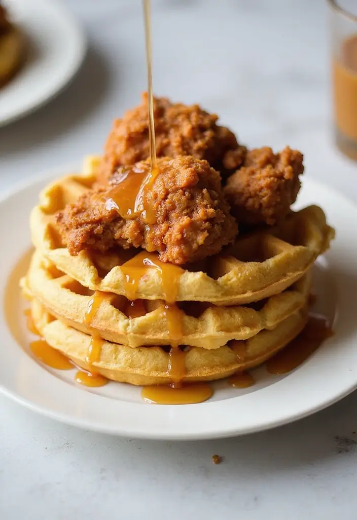 27 Honey Butter Chicken Biscuit Recipes That Are Southern Perfection 9 27 Honey Butter Chicken Biscuit Recipes That Are Southern Perfection - 8. Honey Butter Chicken Biscuit Waffles