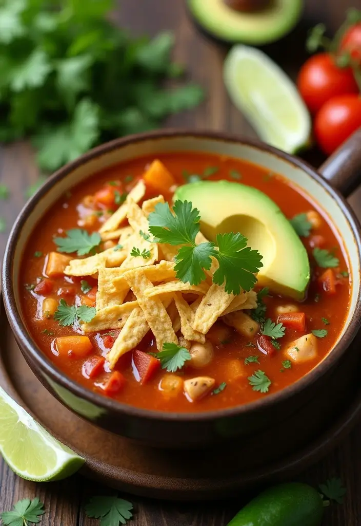 27 Mexican Chicken Soup Recipes That Bring Southwest Flavor 2 27 Mexican Chicken Soup Recipes That Bring Southwest Flavor - 1. Classic Mexican Chicken Tortilla Soup