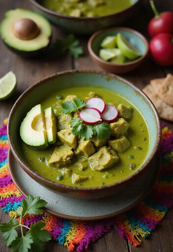 27 Mexican Chicken Soup Recipes That Bring Southwest Flavor 14 27 Mexican Chicken Soup Recipes That Bring Southwest Flavor - 13. Chicken Posole Verde