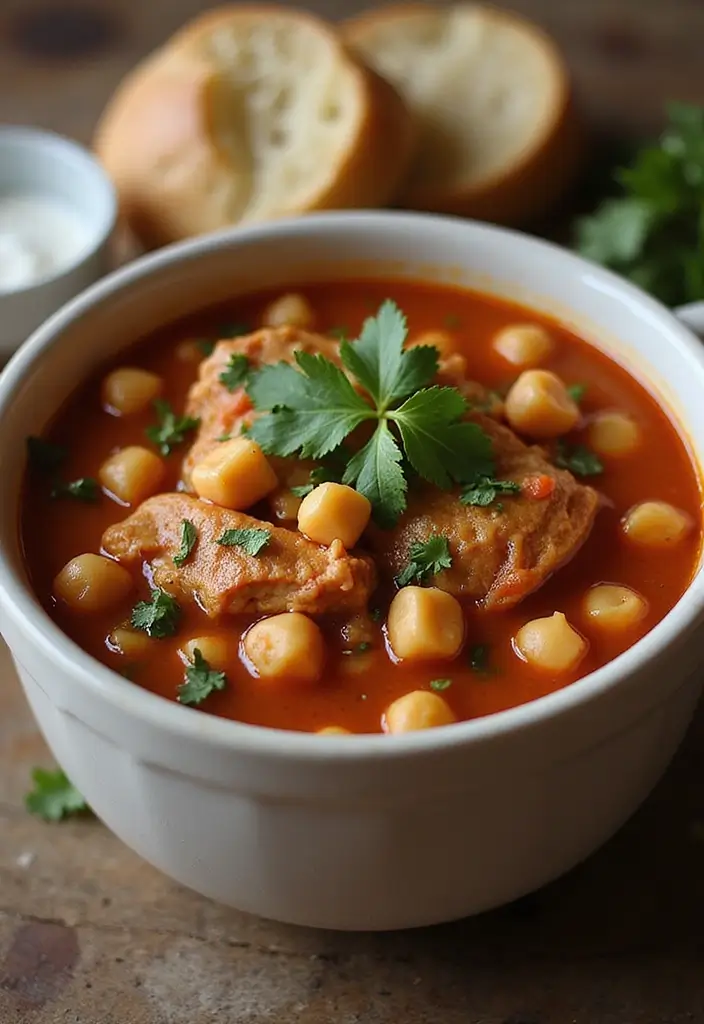 27 Mexican Chicken Soup Recipes That Bring Southwest Flavor 18 27 Mexican Chicken Soup Recipes That Bring Southwest Flavor - 17. Mexican Chicken Soup with Chickpeas