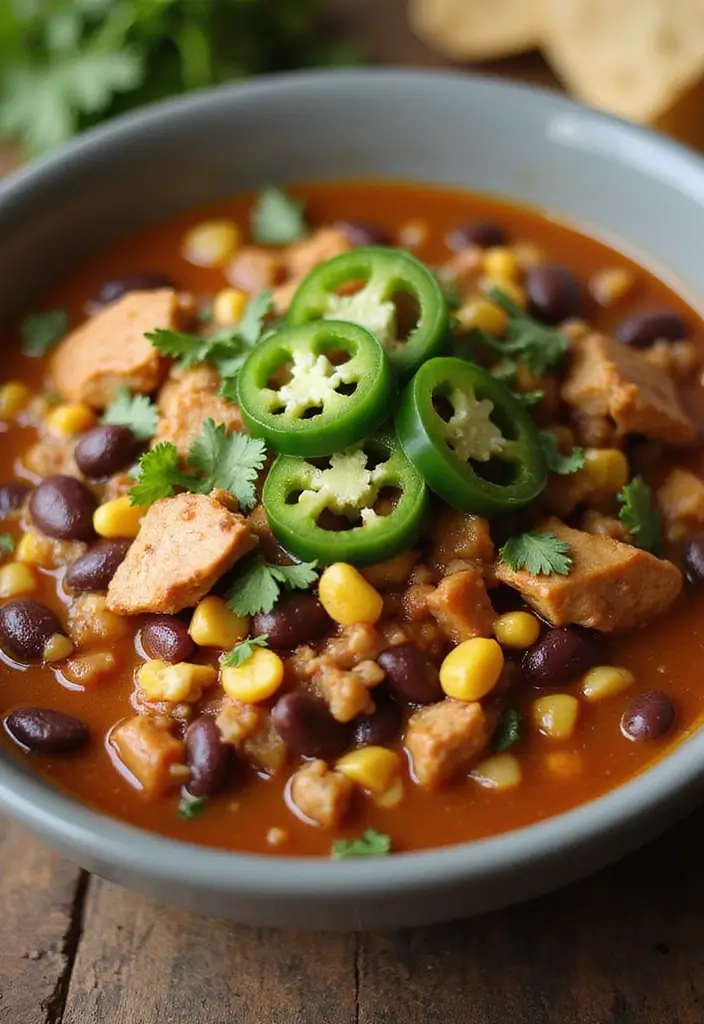 27 Mexican Chicken Soup Recipes That Bring Southwest Flavor 3 27 Mexican Chicken Soup Recipes That Bring Southwest Flavor - 2. Hearty Southwest Chicken Chili