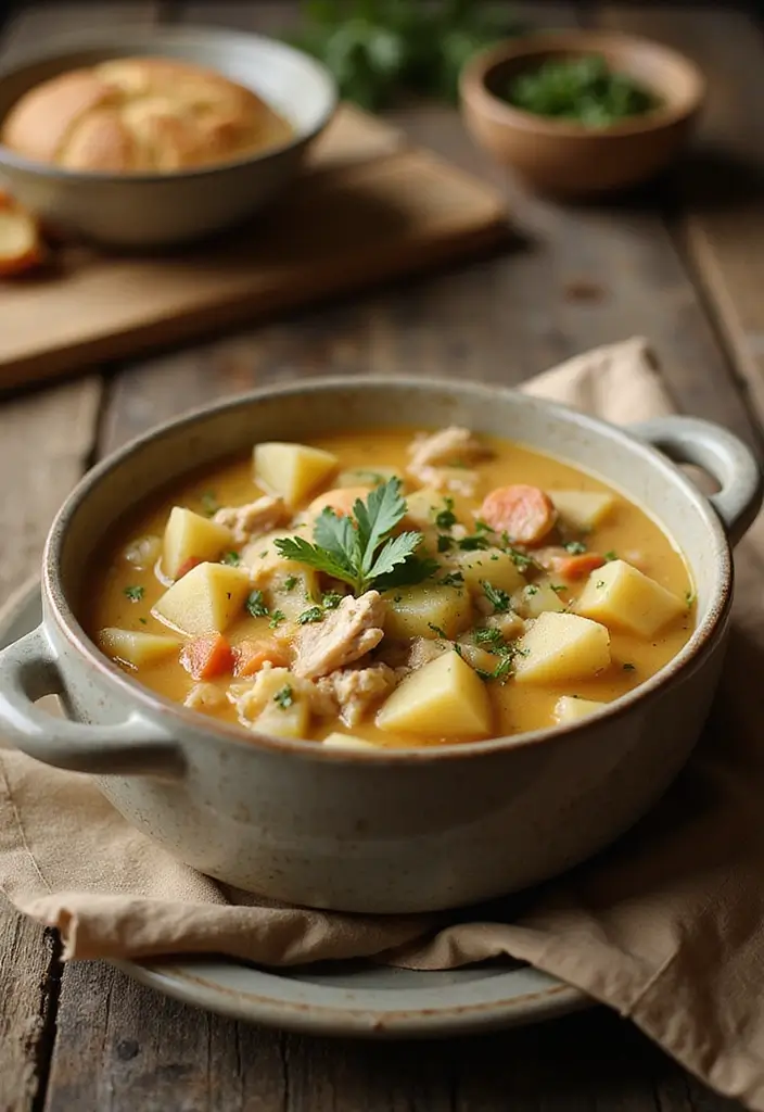 27 Mexican Chicken Soup Recipes That Bring Southwest Flavor 28 27 Mexican Chicken Soup Recipes That Bring Southwest Flavor - 27. Chicken and Potato Soup