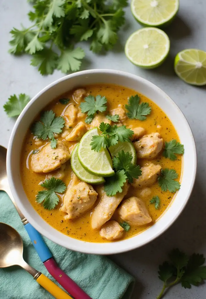 27 Mexican Chicken Soup Recipes That Bring Southwest Flavor 9 27 Mexican Chicken Soup Recipes That Bring Southwest Flavor - 8. Cilantro Lime Chicken Soup