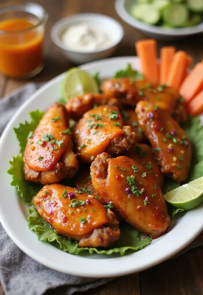 27 Slow Cooker Chicken Wings Recipes That Are Effortless Party Food 15 27 Slow Cooker Chicken Wings Recipes That Are Effortless Party Food - 14. Apricot Glazed Slow Cooker Chicken Wings