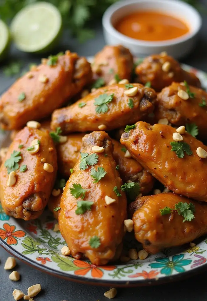 27 Slow Cooker Chicken Wings Recipes That Are Effortless Party Food 21 27 Slow Cooker Chicken Wings Recipes That Are Effortless Party Food - 20. Thai Peanut Slow Cooker Chicken Wings