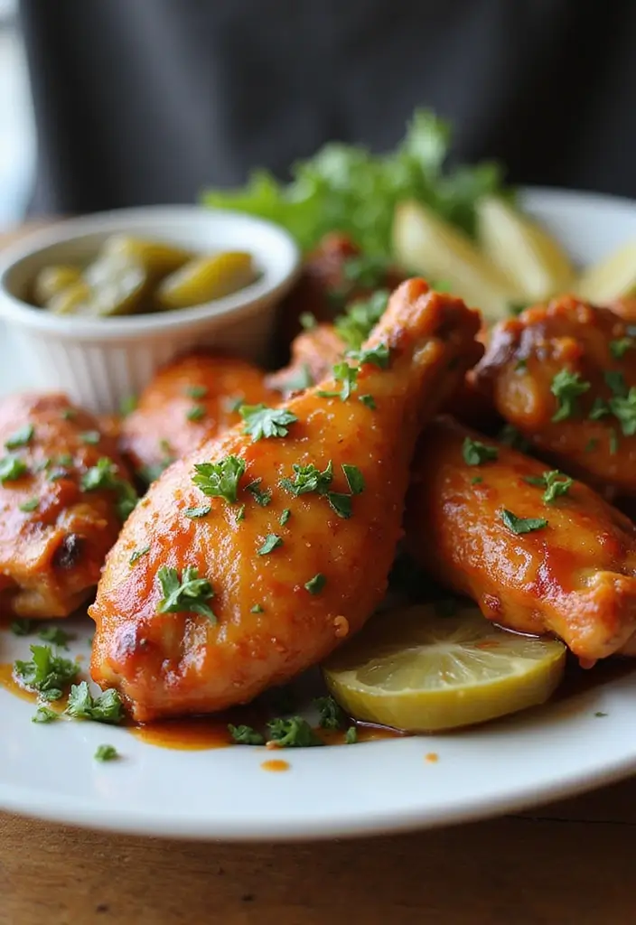 27 Slow Cooker Chicken Wings Recipes That Are Effortless Party Food 25 27 Slow Cooker Chicken Wings Recipes That Are Effortless Party Food - 24. White BBQ Sauce Slow Cooker Chicken Wings
