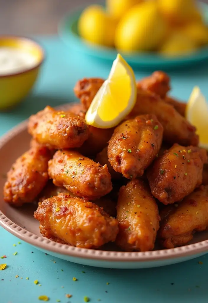 27 Slow Cooker Chicken Wings Recipes That Are Effortless Party Food 6 27 Slow Cooker Chicken Wings Recipes That Are Effortless Party Food - 5. Lemon Pepper Slow Cooker Chicken Wings