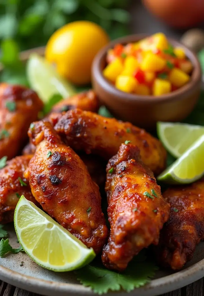 27 Slow Cooker Chicken Wings Recipes That Are Effortless Party Food 10 27 Slow Cooker Chicken Wings Recipes That Are Effortless Party Food - 9. Caribbean Jerk Slow Cooker Chicken Wings