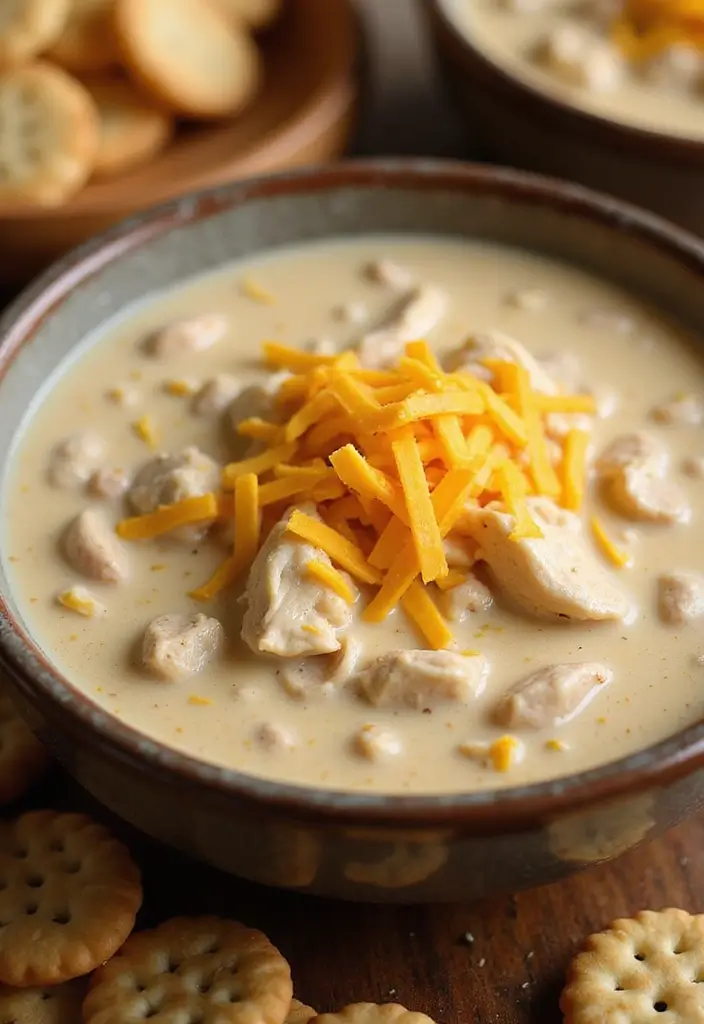 27 White Chicken Chili with Cream Cheese Recipes That Are Smooth & Rich 15 27 White Chicken Chili with Cream Cheese Recipes That Are Smooth & Rich - 14. Creamy White Chicken Chili with Cheddar