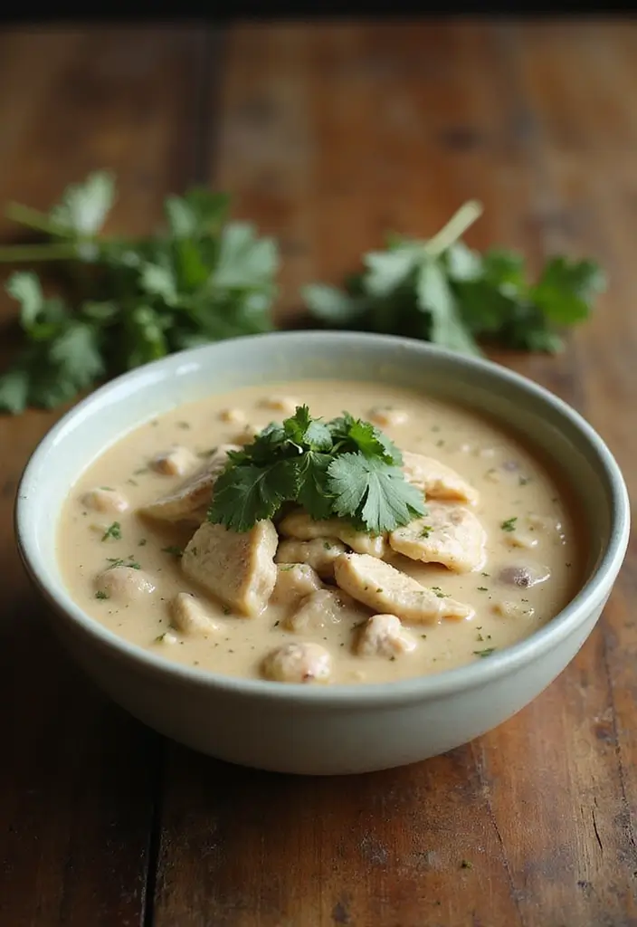 27 White Chicken Chili with Cream Cheese Recipes That Are Smooth & Rich 7 27 White Chicken Chili with Cream Cheese Recipes That Are Smooth & Rich - 6. White Chicken Chili with Cream Cheese and Cilantro