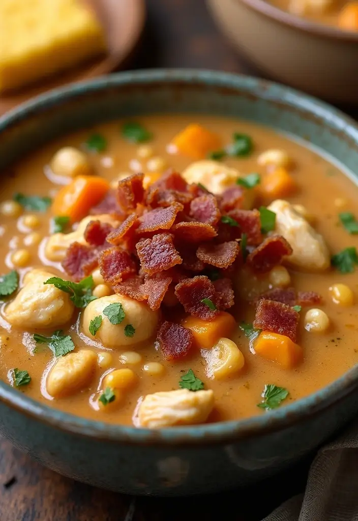 27 White Chicken Chili with Cream Cheese Recipes That Are Smooth & Rich 9 27 White Chicken Chili with Cream Cheese Recipes That Are Smooth & Rich - 8. Smoky White Chicken Chili with Cream Cheese