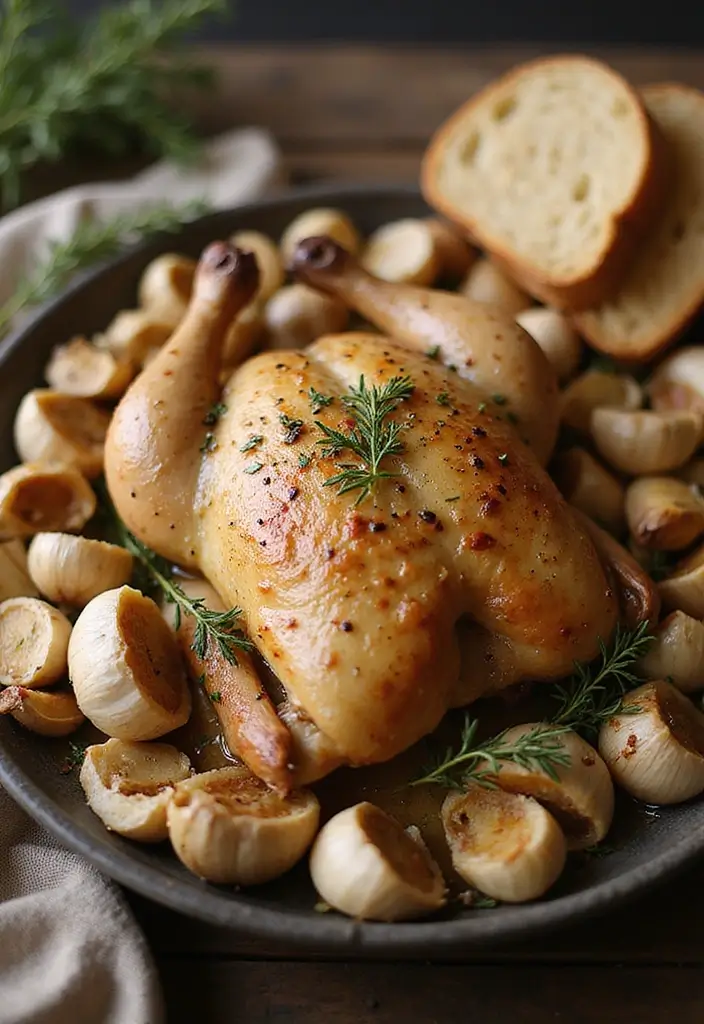 28 Amazing Forgotten Chicken Recipe Versions Everyone Loves 29 28 Amazing Forgotten Chicken Recipe Versions Everyone Loves - 28. Chicken with 40 Cloves of Garlic
