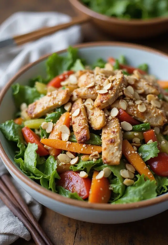 28 Change Your Life Chicken Recipes That Really Deliver 17 28 Change Your Life Chicken Recipes That Really Deliver - 16. Asian Sesame Chicken Salad