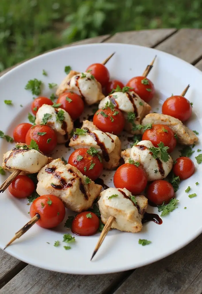 28 Change Your Life Chicken Recipes That Really Deliver 24 28 Change Your Life Chicken Recipes That Really Deliver - 23. Chicken Caprese Skewers