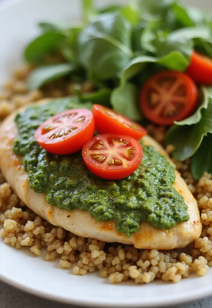 28 Change Your Life Chicken Recipes That Really Deliver 8 28 Change Your Life Chicken Recipes That Really Deliver - 7. Baked Pesto Chicken