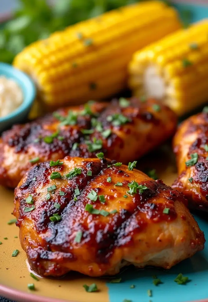 28 Chicken Thighs on the Grill Recipes That Are Smoky & Juicy 14 28 Chicken Thighs on the Grill Recipes That Are Smoky & Juicy - 13. BBQ Ranch Chicken Thighs