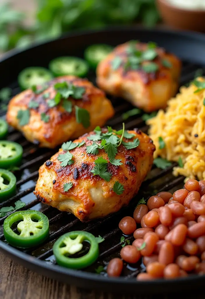 28 Chicken Thighs on the Grill Recipes That Are Smoky & Juicy 19 28 Chicken Thighs on the Grill Recipes That Are Smoky & Juicy - 18. Spicy Cilantro Grilled Chicken Thighs