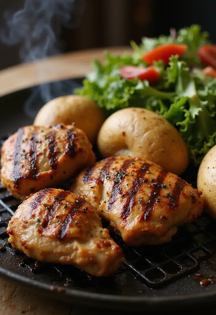 28 Chicken Thighs on the Grill Recipes That Are Smoky & Juicy 20 28 Chicken Thighs on the Grill Recipes That Are Smoky & Juicy - 19. Steakhouse Grilled Chicken Thighs