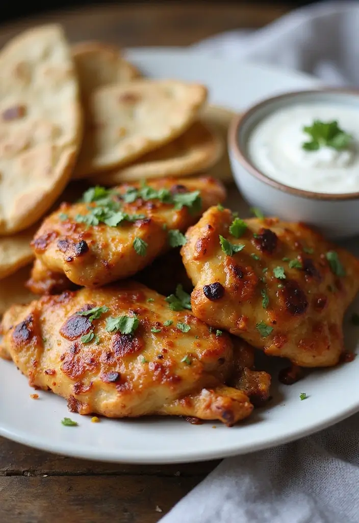 28 Chicken Thighs on the Grill Recipes That Are Smoky & Juicy 25 28 Chicken Thighs on the Grill Recipes That Are Smoky & Juicy - 24. Spicy Garlic Grilled Chicken Thighs
