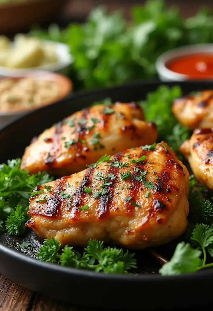 28 Chicken Thighs on the Grill Recipes That Are Smoky & Juicy 29 28 Chicken Thighs on the Grill Recipes That Are Smoky & Juicy - 28. Cilantro Ginger Grilled Chicken Thighs