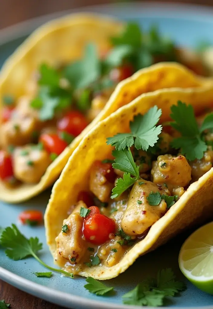 28 Crockpot Chicken Recipes Dairy Free That Are Still Creamy & Delicious 17 28 Crockpot Chicken Recipes Dairy Free That Are Still Creamy & Delicious - 16. Creamy Salsa Verde Chicken