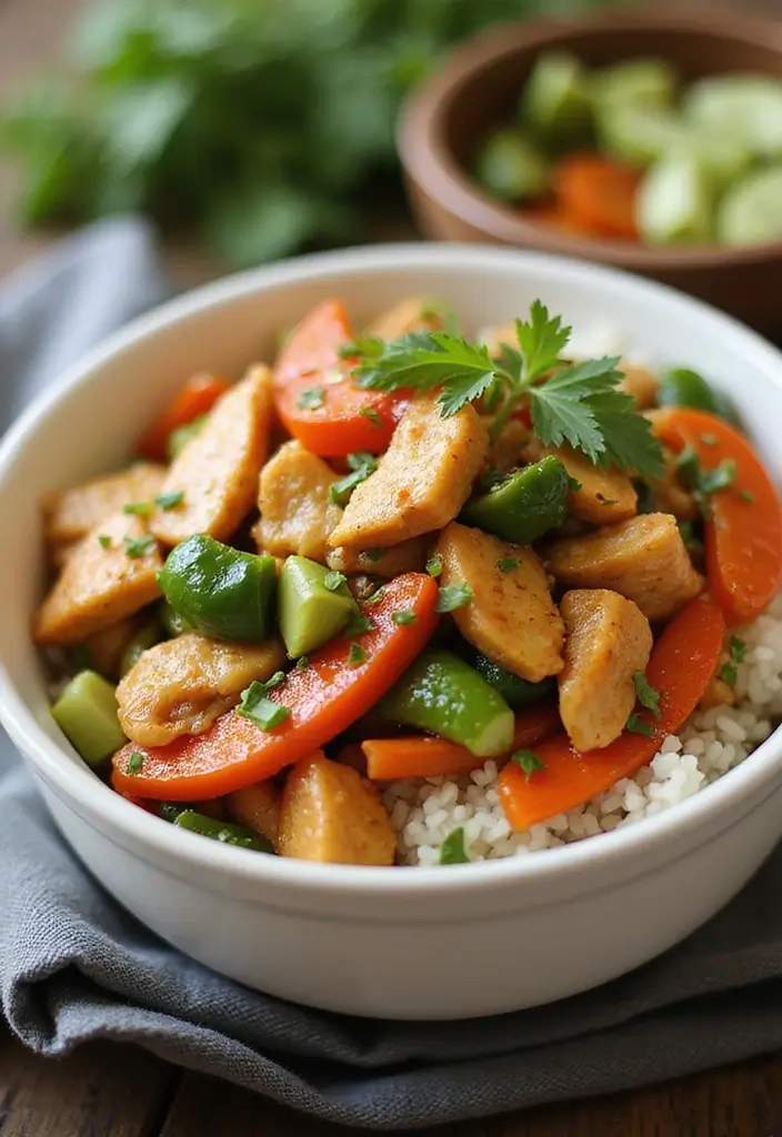 28 Crockpot Chicken Recipes Dairy Free That Are Still Creamy & Delicious 24 28 Crockpot Chicken Recipes Dairy Free That Are Still Creamy & Delicious - 23. Chicken & Vegetable Stir-Fry