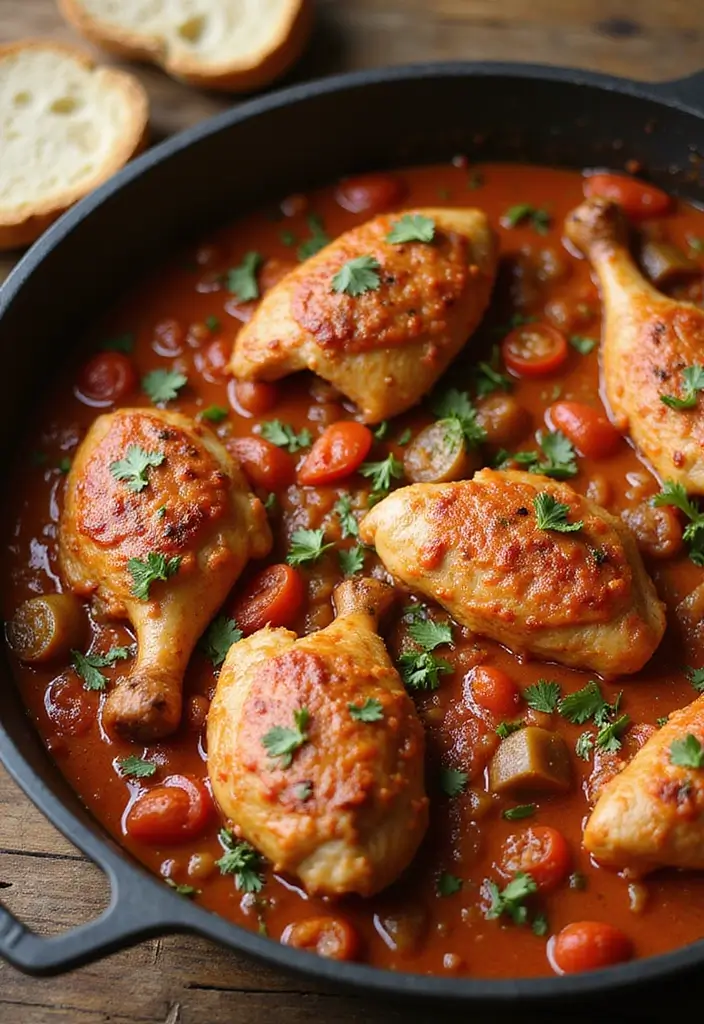 28 Crockpot Chicken Recipes Dairy Free That Are Still Creamy & Delicious 28 28 Crockpot Chicken Recipes Dairy Free That Are Still Creamy & Delicious - 27. Chicken Cacciatore