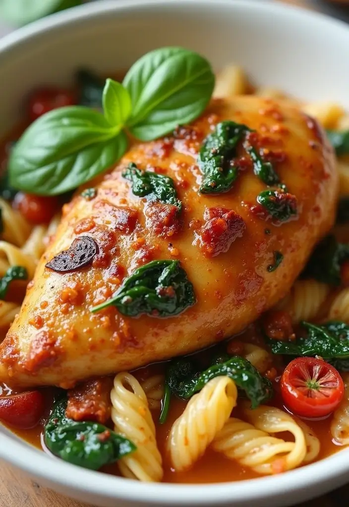 28 Crockpot Chicken Recipes Dairy Free That Are Still Creamy & Delicious 5 28 Crockpot Chicken Recipes Dairy Free That Are Still Creamy & Delicious - 4. Creamy Tuscan Chicken
