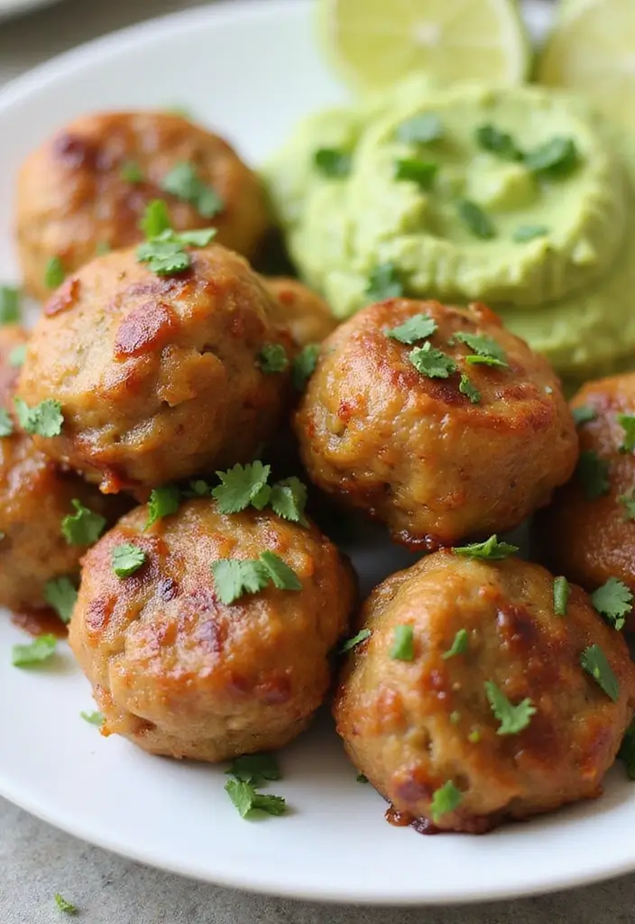 28 French Onion Chicken Meatballs Recipes That Are Juicy & Unique 24 28 French Onion Chicken Meatballs Recipes That Are Juicy & Unique - 23. French Onion Chicken Meatballs with Avocado Mash