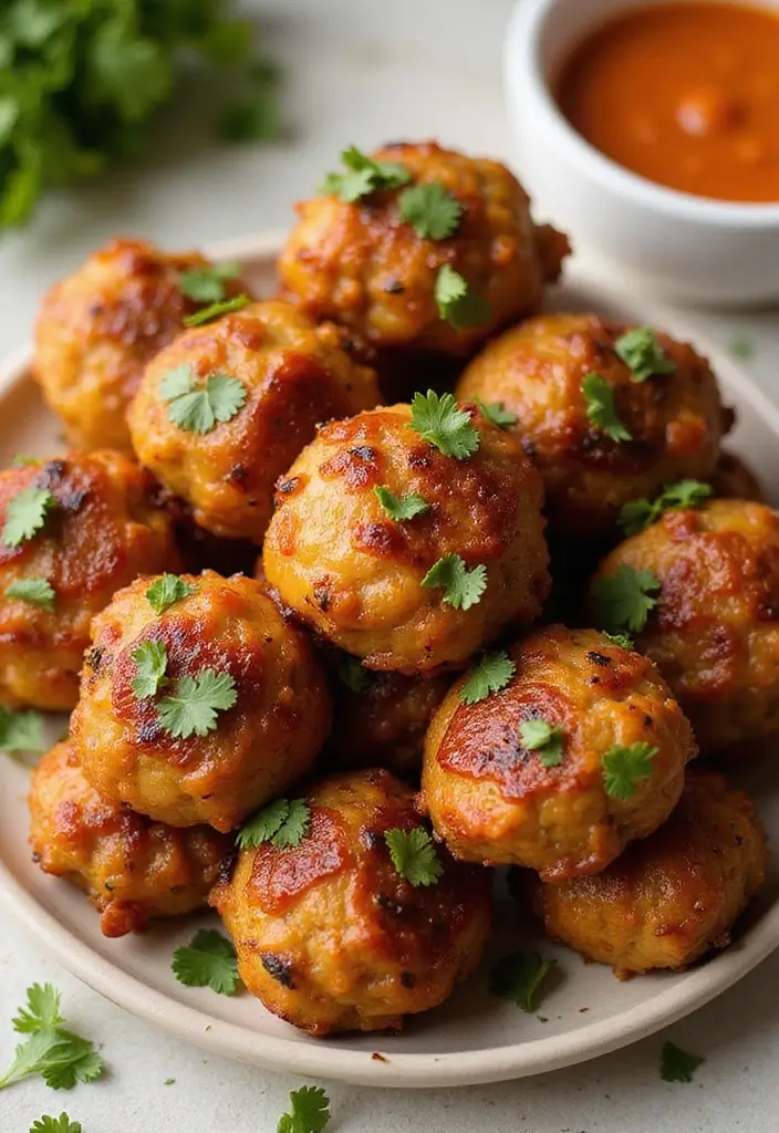 28 French Onion Chicken Meatballs Recipes That Are Juicy & Unique 6 28 French Onion Chicken Meatballs Recipes That Are Juicy & Unique - 5. Spicy French Onion Chicken Meatballs