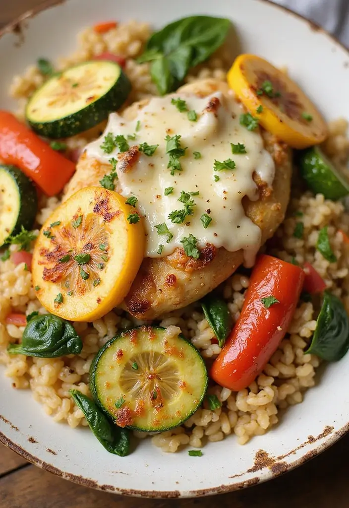 28 French Onion Chicken and Rice Bake Recipes That Are Family Favorites 7 28 French Onion Chicken and Rice Bake Recipes That Are Family Favorites - 6. Vegetable French Onion Chicken and Rice Bake