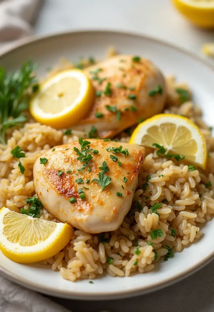 28 French Onion Chicken and Rice Bake Recipes That Are Family Favorites 9 28 French Onion Chicken and Rice Bake Recipes That Are Family Favorites - 8. Tangy Lemon French Onion Chicken and Rice Bake